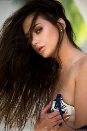 Wonderful brunette Gia Paige takes off sexy lace underwear photo 8