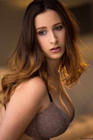 Gentle Ashley Adams takes seductive positions on camera photo 1